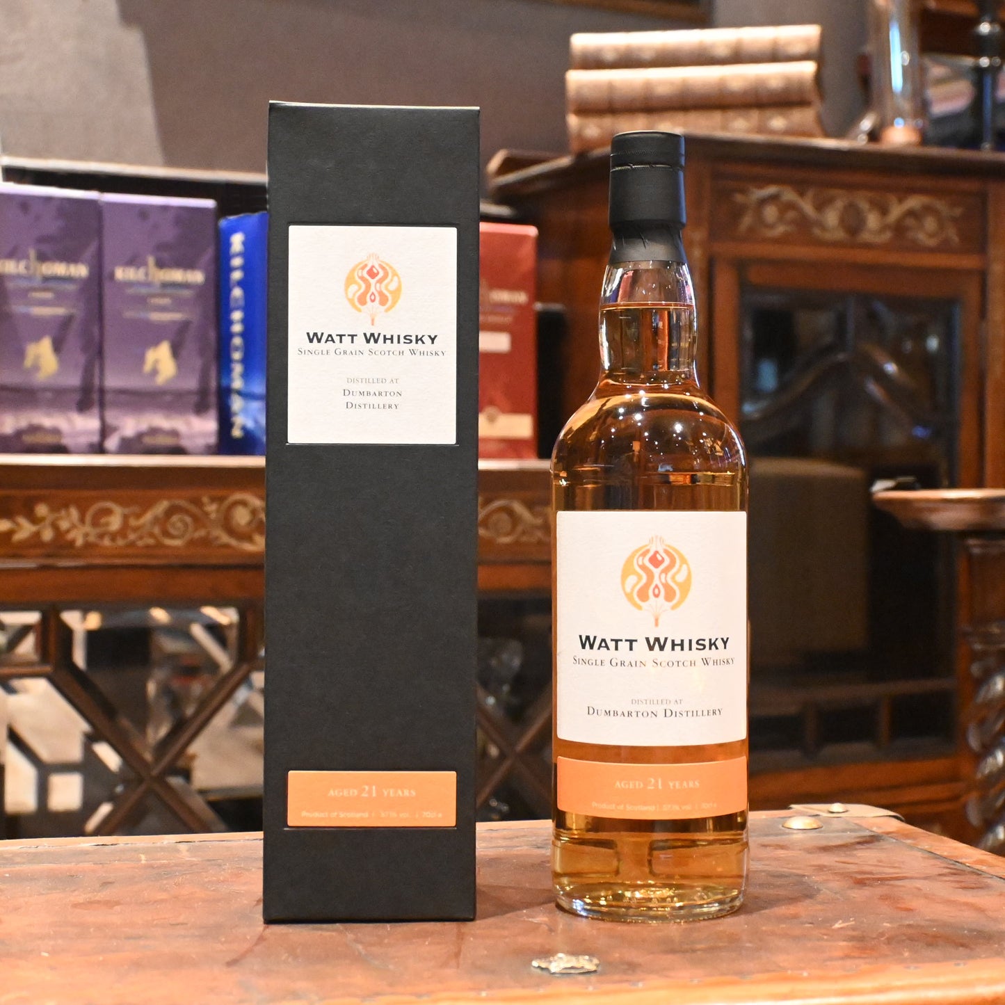 ワットウィスキー ダンバートン 2000 21年